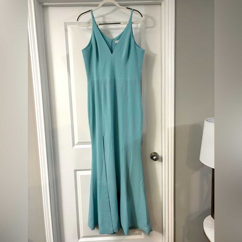 Dress the Population Iris Gown in Tranquil Blue - Picture 2 of 12